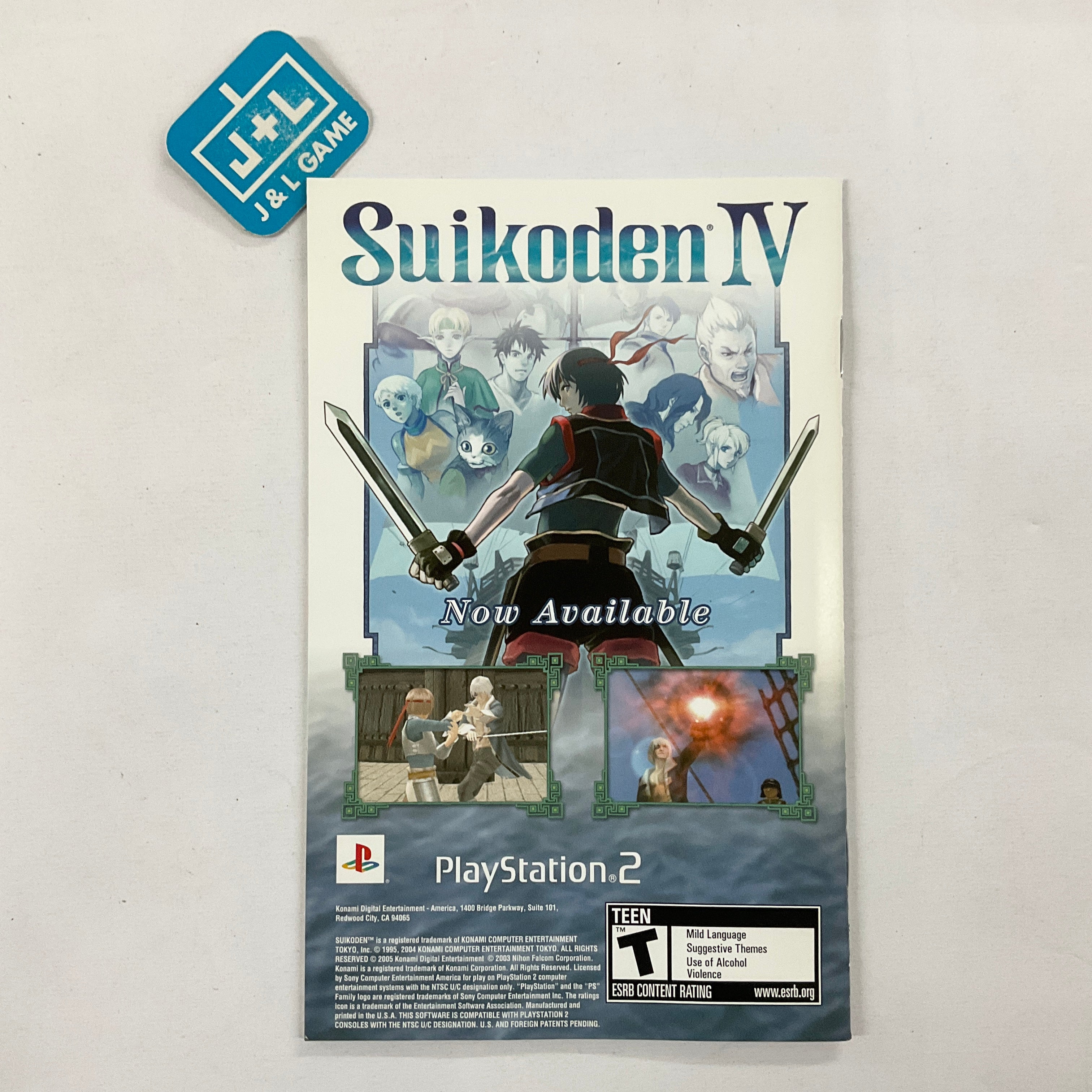 Ys: The Ark of Napishtim - (PS2) PlayStation 2 [Pre-Owned] | J&L Game