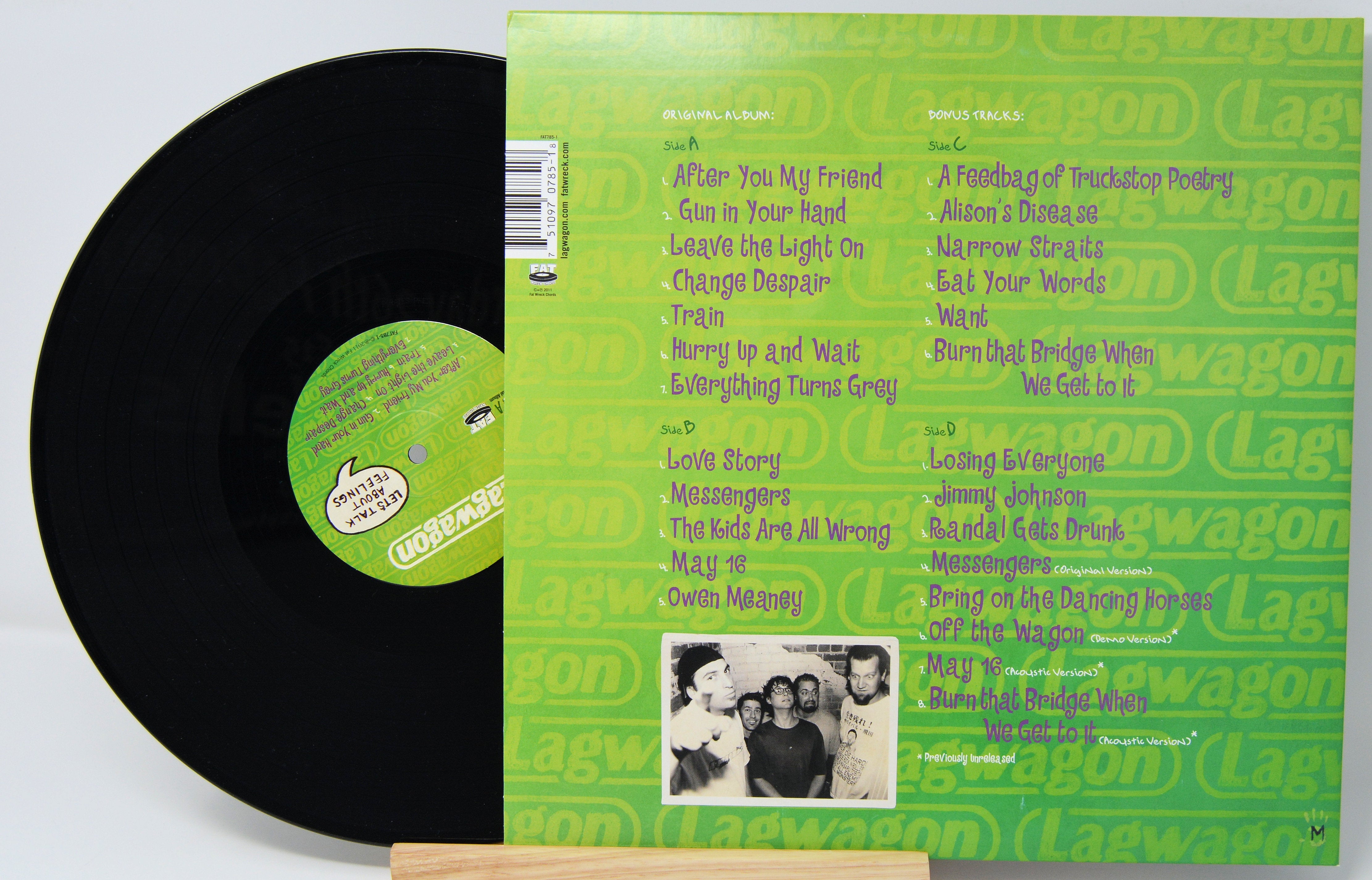 Lagwagon, Let's Talk About Feelings, Vinyl Record Album 2LP, Fat