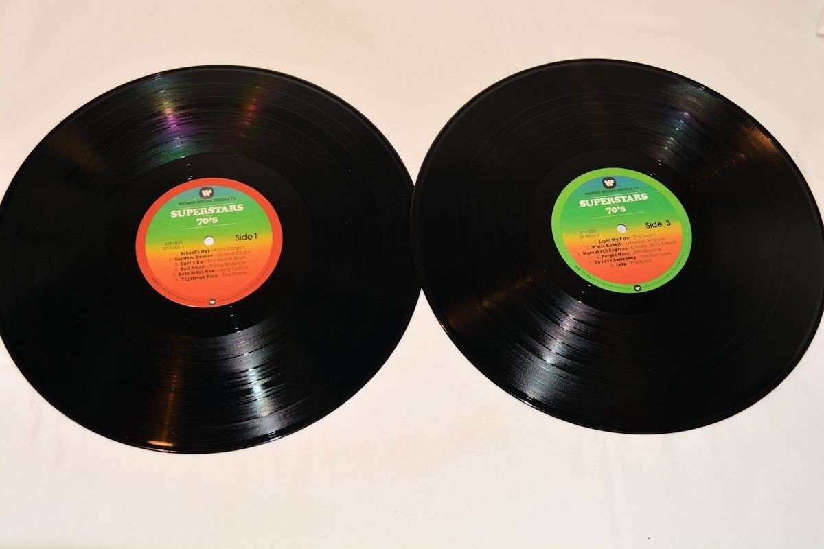 Various - Superstars Of The 70s, Vinyl Record 4LP Compilation