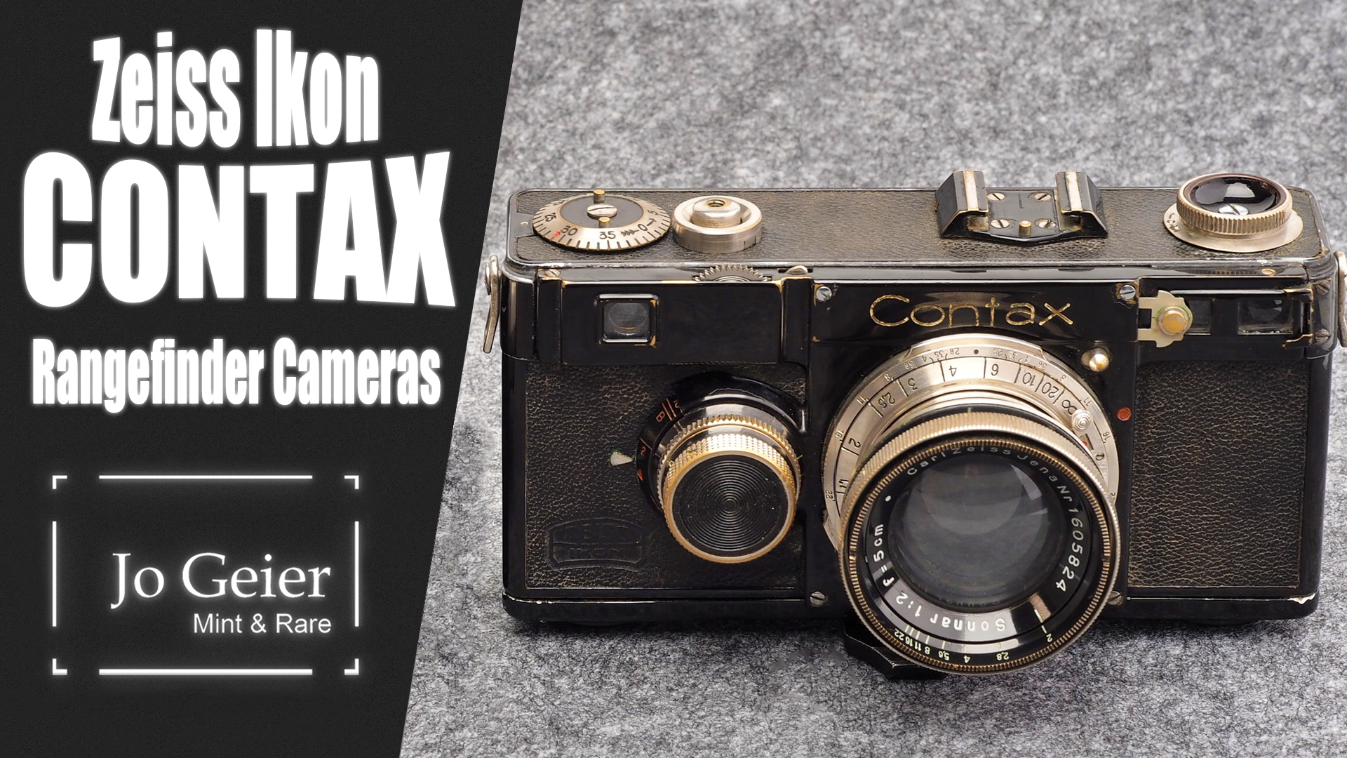 Zeiss Ikon Contax Rangefinder Cameras - A Quick Overview - Video