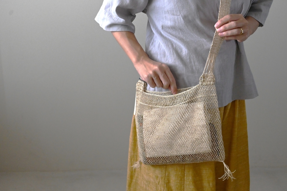ラオスの手仕事 葛の肩掛けバッグ - ウェブショップ - jokogumo - よこぐも