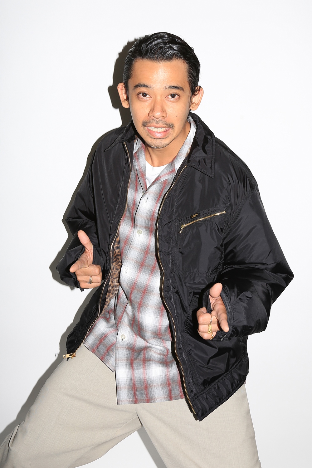 WACKO MARIA/LEE / NYLON 91-B JACKET（BLACK）［ナイロン91-B JKT-24