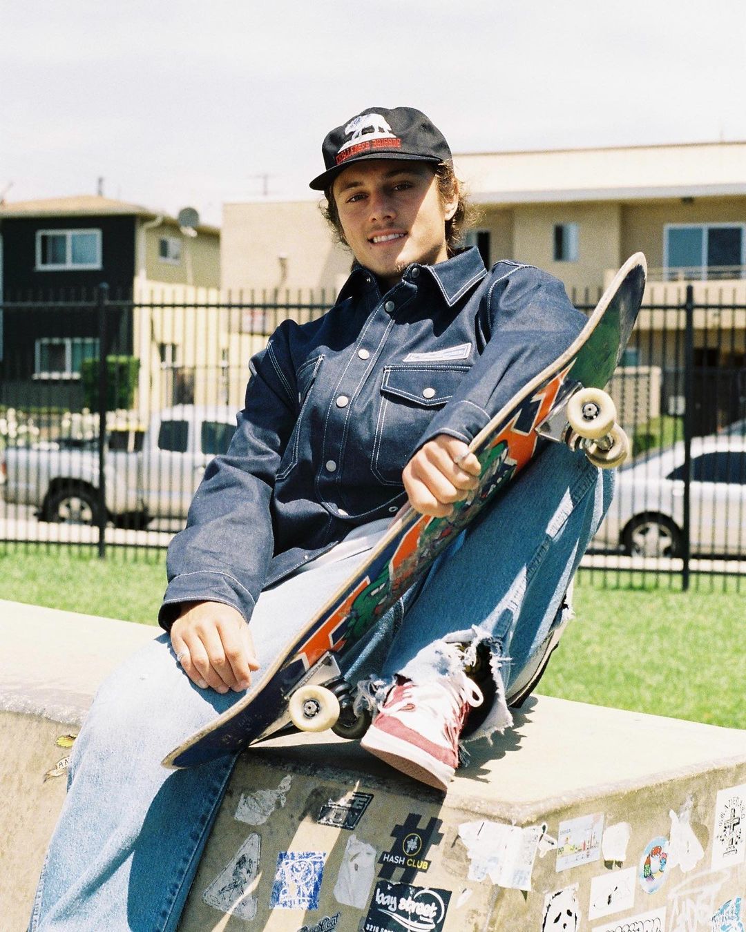 CHALLENGER/WOLF BRIGADE CAP（BLACK）［ウルフブリゲイドキャップ-24