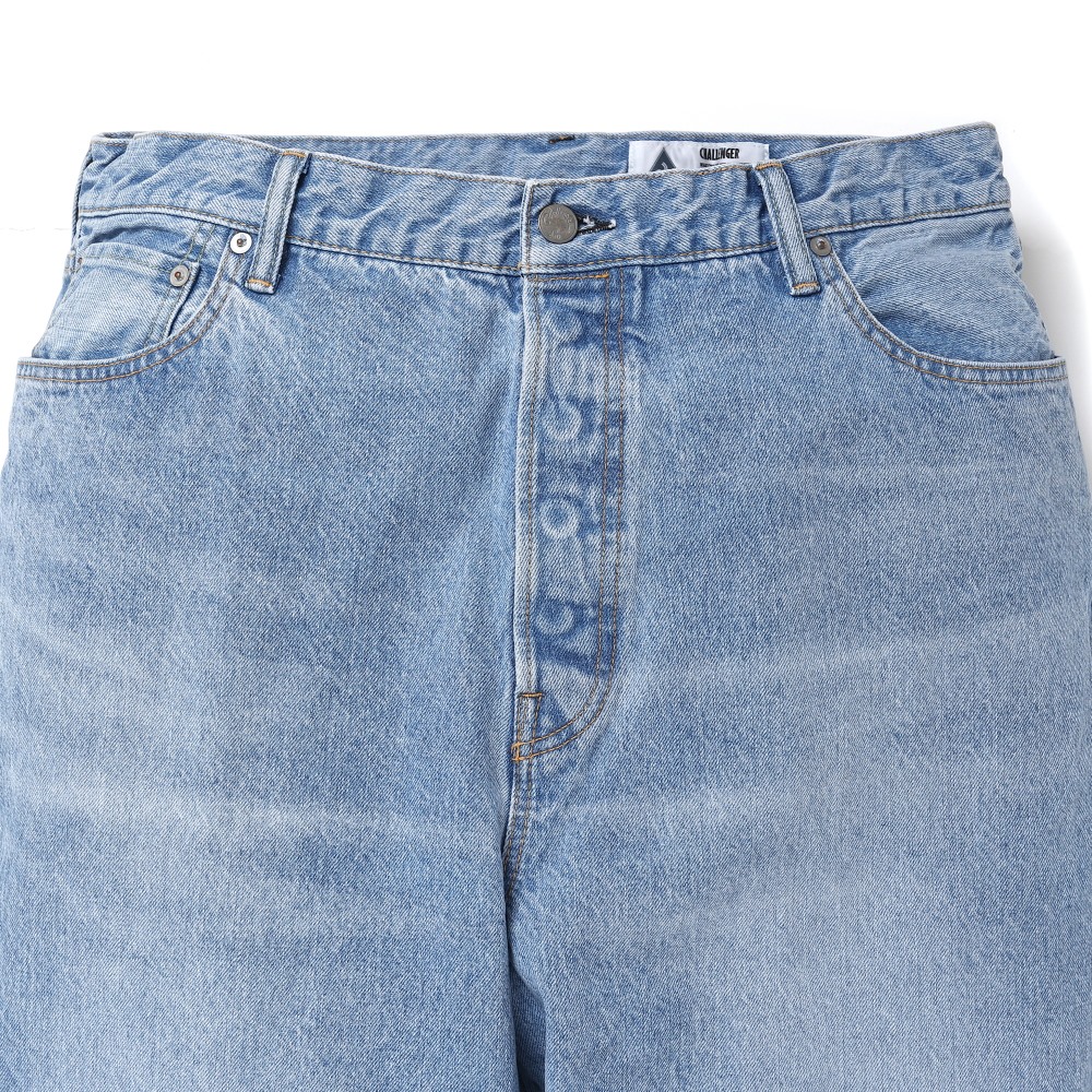 CHALLENGER/DENIM PANTS（WASHED INDIGO）［デニムパンツ-25春夏］ - JONAS
