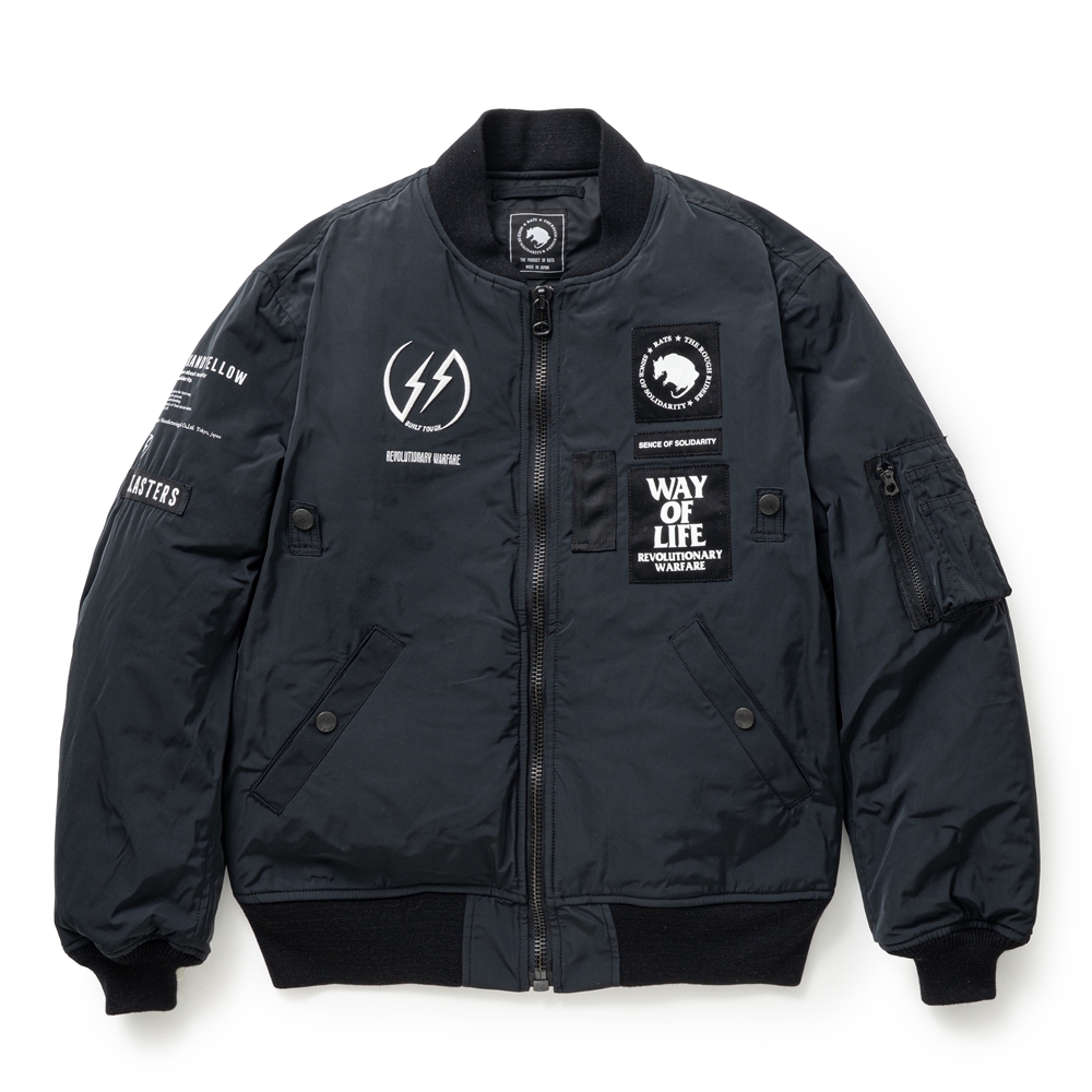 RATS/MA-1（BLACK）［MA-1-25秋冬］ - JONAS