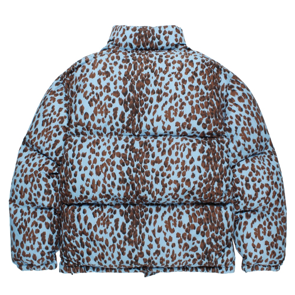 WACKO MARIA/NANGA / LEOPARD DOWN JACKET（BLUE）［レオパードダウン