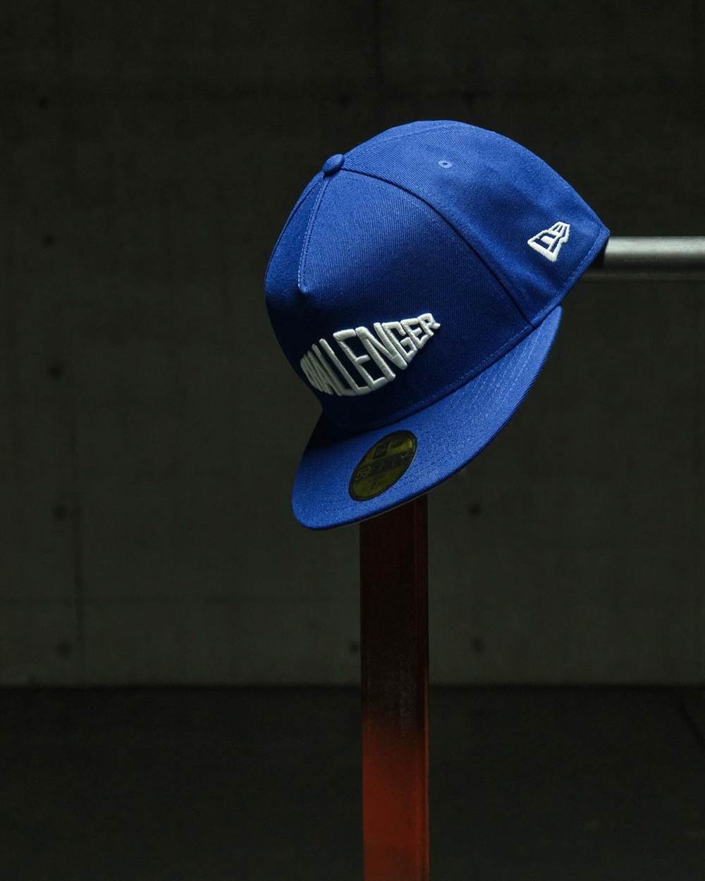 CHALLENGER/NEW ERA 59FIFTY 5P / LOGO CAP（BLUE）［59FIFTYキャップ