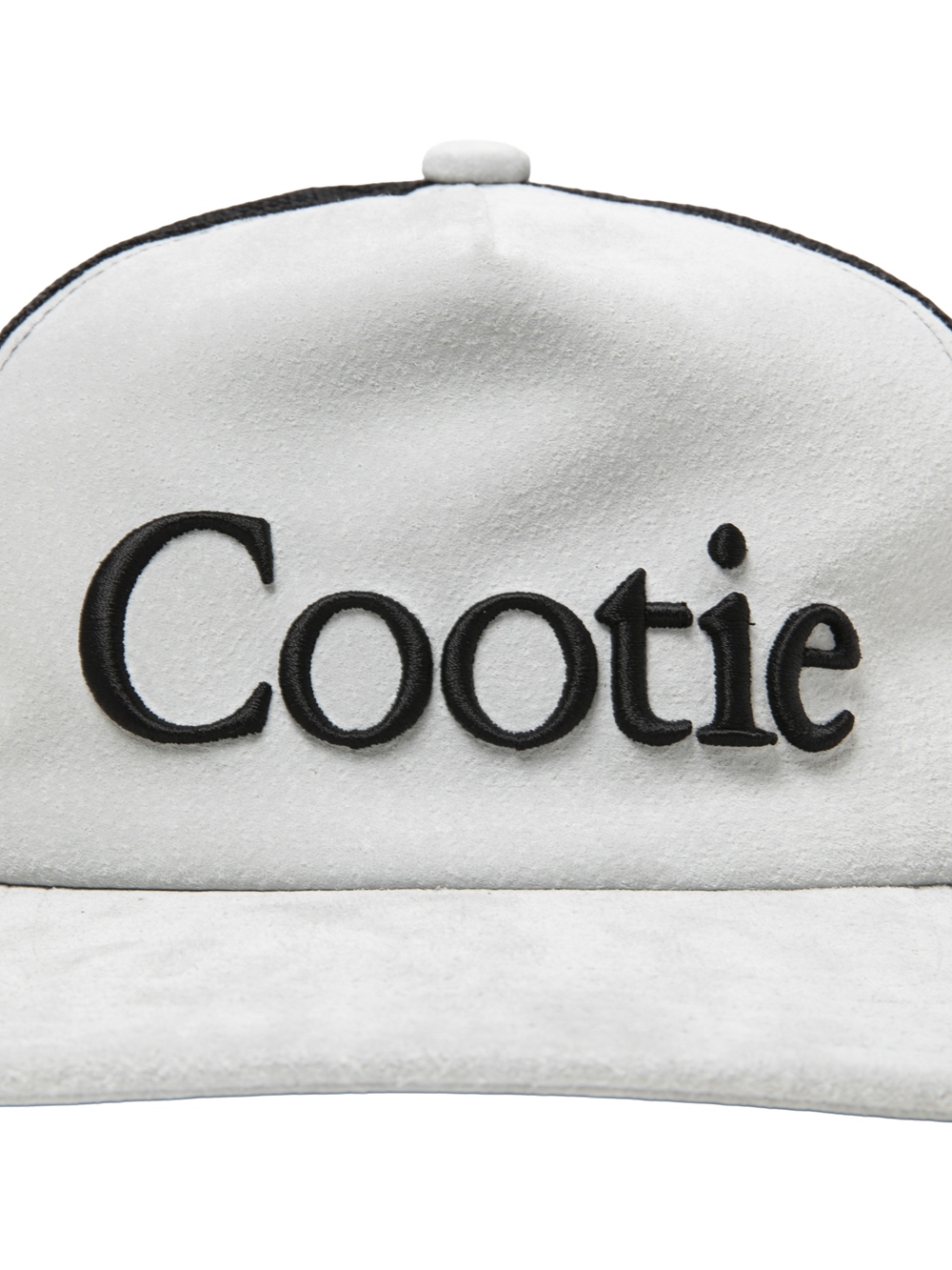 COOTIE PRODUCTIONS/Suede 5 Panel Mesh Cap（L.Gray）［スウェード5
