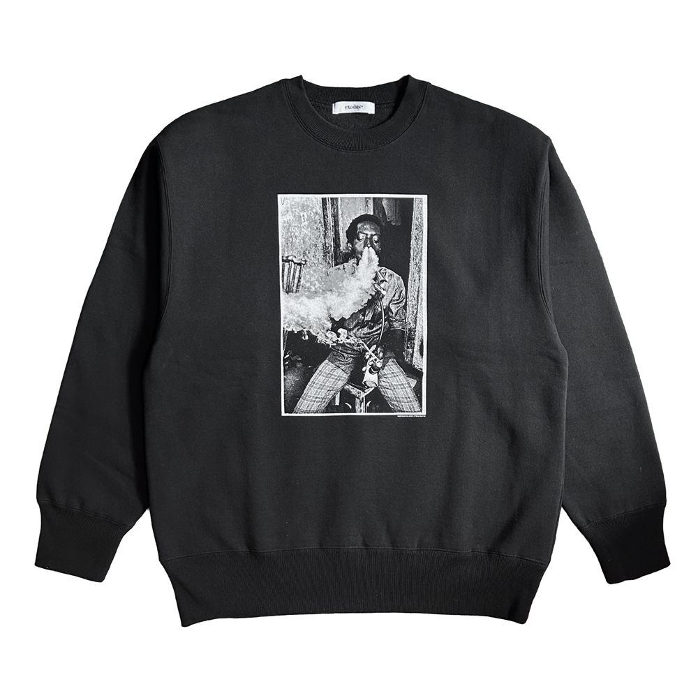 exodus brand/MASATAKA ISHIDA JAMAICA 1982 SWEAT CREW NECK TYPE-1