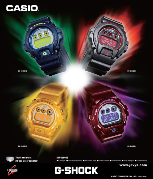 G-Shock: Metallic Colors DW-6900SB Watch Series