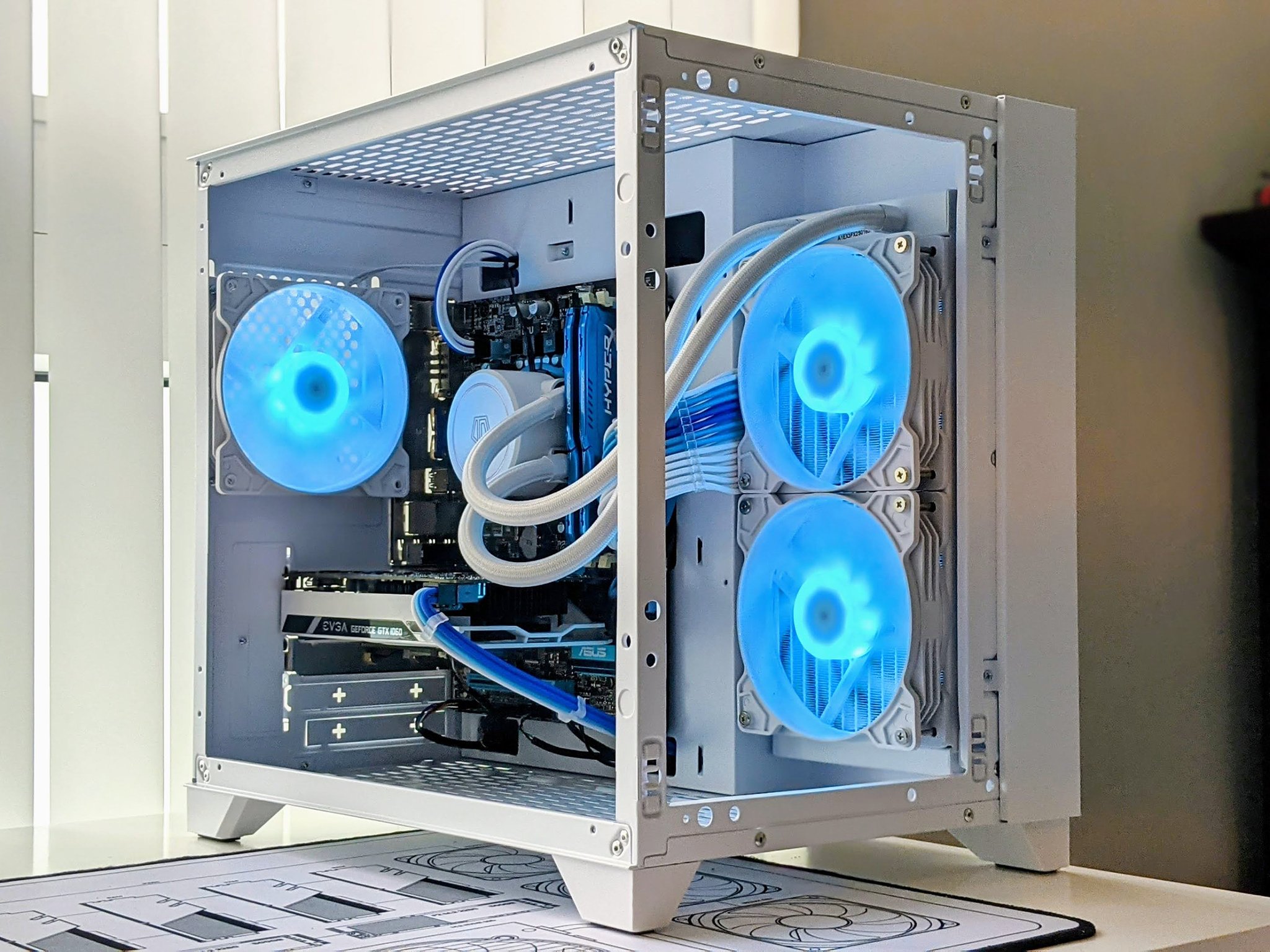 Icicle | GTX 1060 3GB/ Watercooled i7-3770 4c/8t White Gaming PC