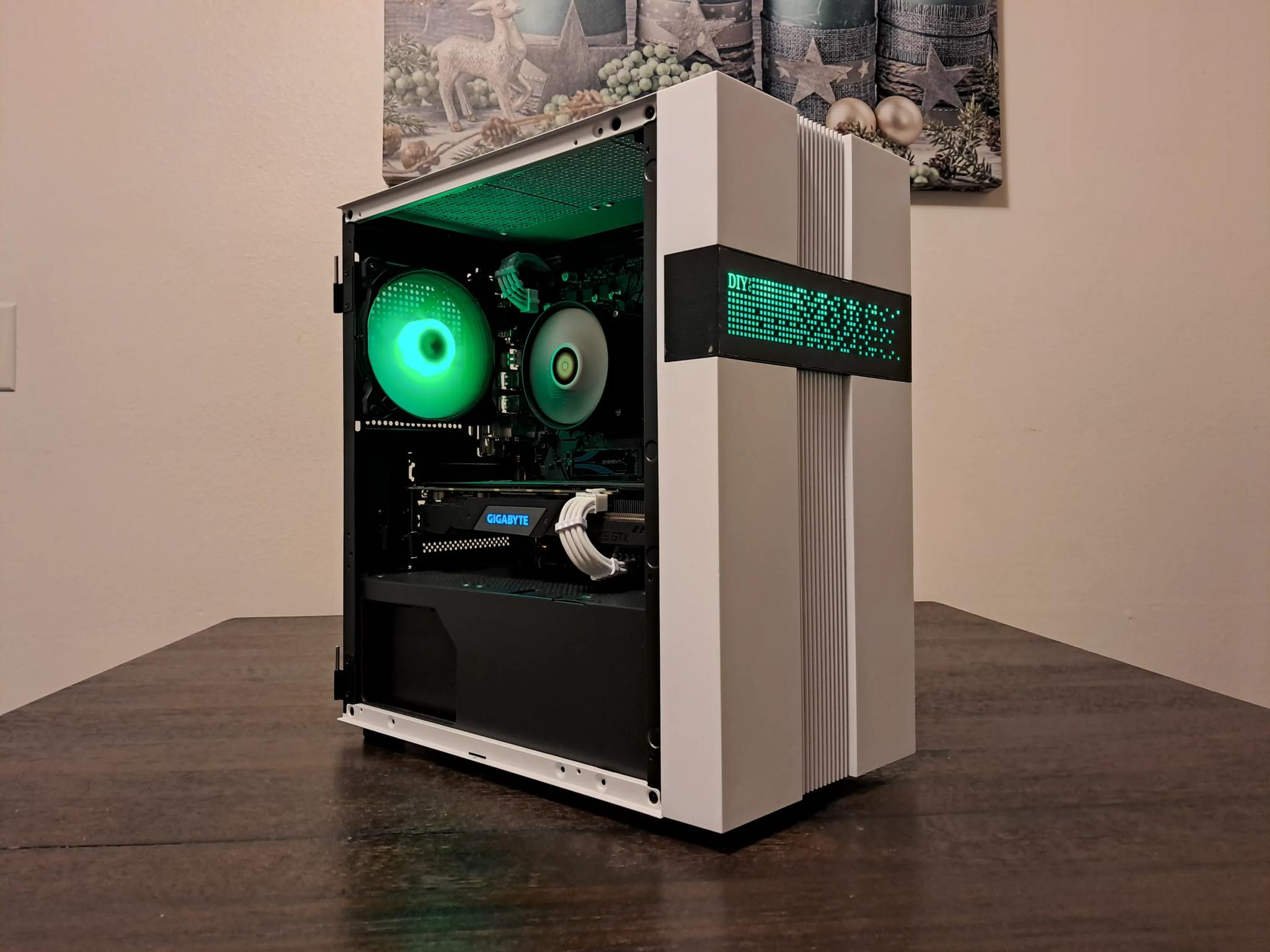 🔵⬜ Aesthetic Gaming PC ⬜🔵 Ryzen 5 3400G 3.7-4.2 GHz | Nvidia