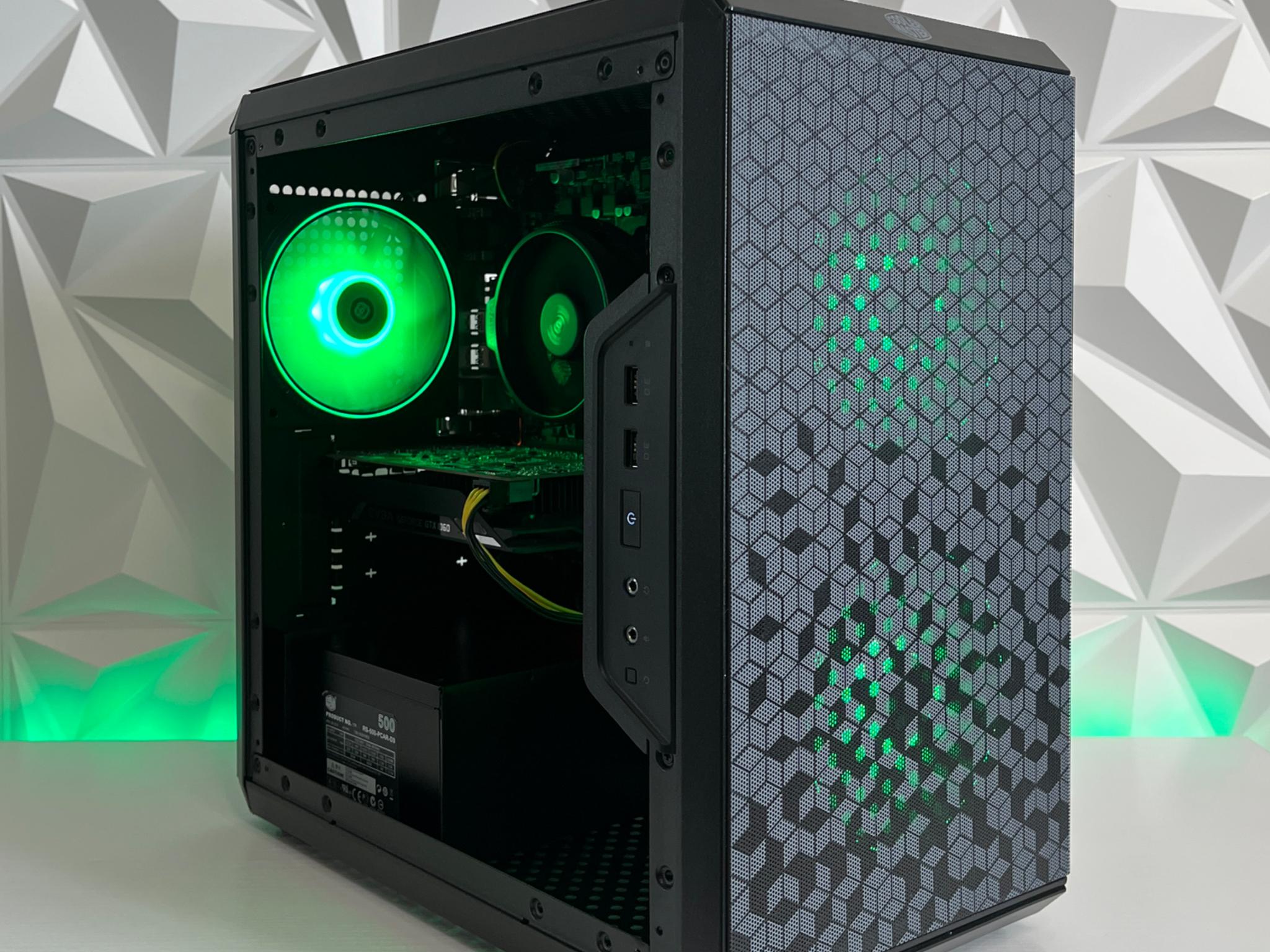 GTX 1060 6GB, Ryzen 5 2600X, 16GB RAM | Black RGB Gaming Computer