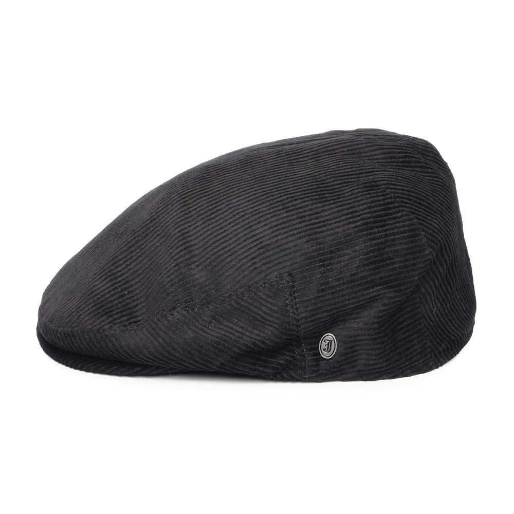 Corduroy Flat Cap - Black – Jaxon & James