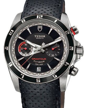 Tudor Grantour Chronograph Fly-Back 20550N Black Index Stainless