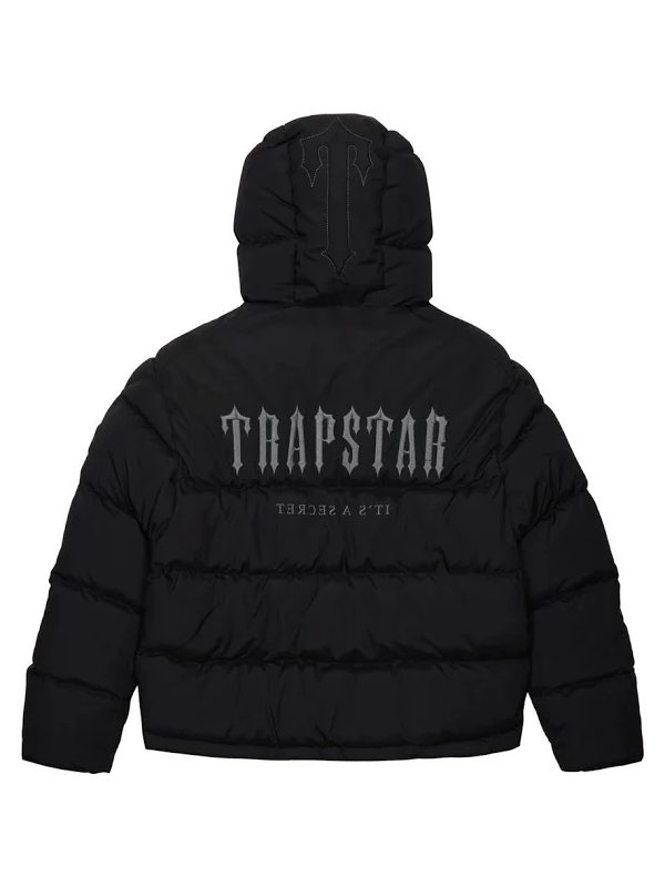 Trapstar Puffer Jacket Black - Jacket Hub