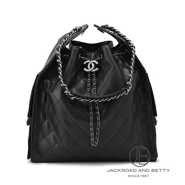 CHANEL 25 ミディアム ハンドバッグ ブラック 黒[AS5311 B22713 94305