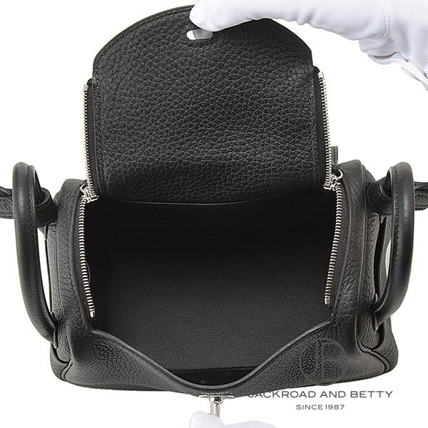 ミニリンディノワール ブラック 黒[] Mini Lindy Noir | エルメス 新品