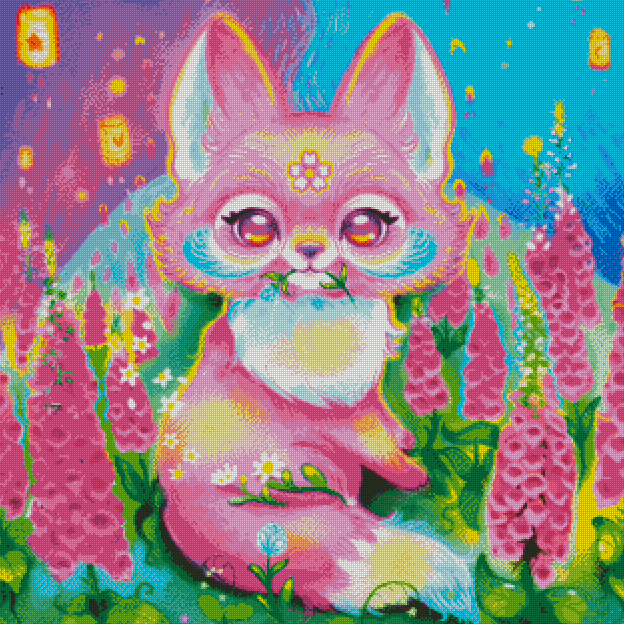 Pink Little Fox – Jaded Gem Shop