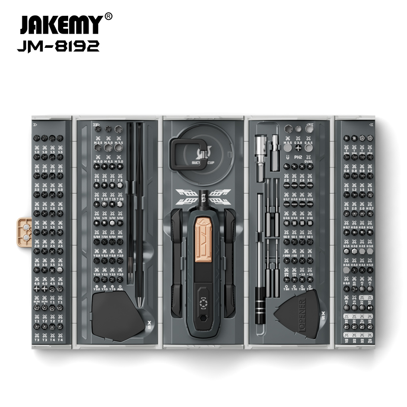 180 in 1 Multi-bit Precision Screwdriver Set with Container - Jakemy