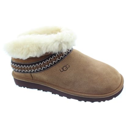 Ladies Classic Mini Crescent Boots In Chestnut