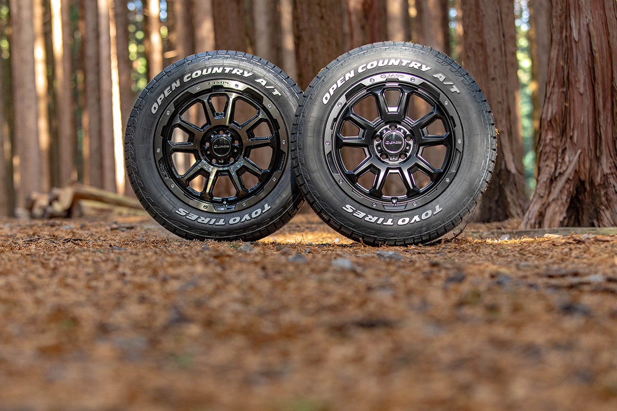 JAOS ADAMAS BL5 18x7.5J+35 5H114.3 スモークポリッシュブラック