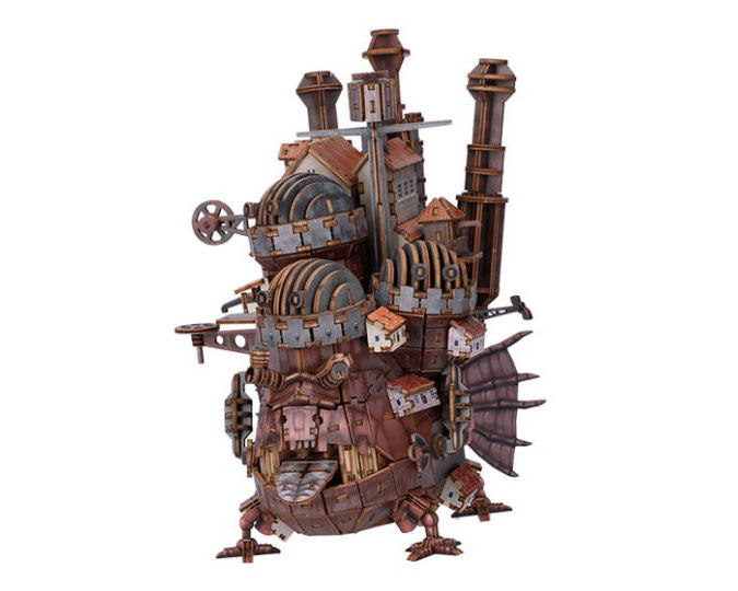 Ki-Gu-Mi Howl's Moving Castle Color Model Kit | Japan Trend Shop