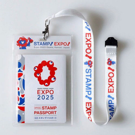 Expo 2025 Official Stamp Passport Case and Lanyard | Japan Trend Shop