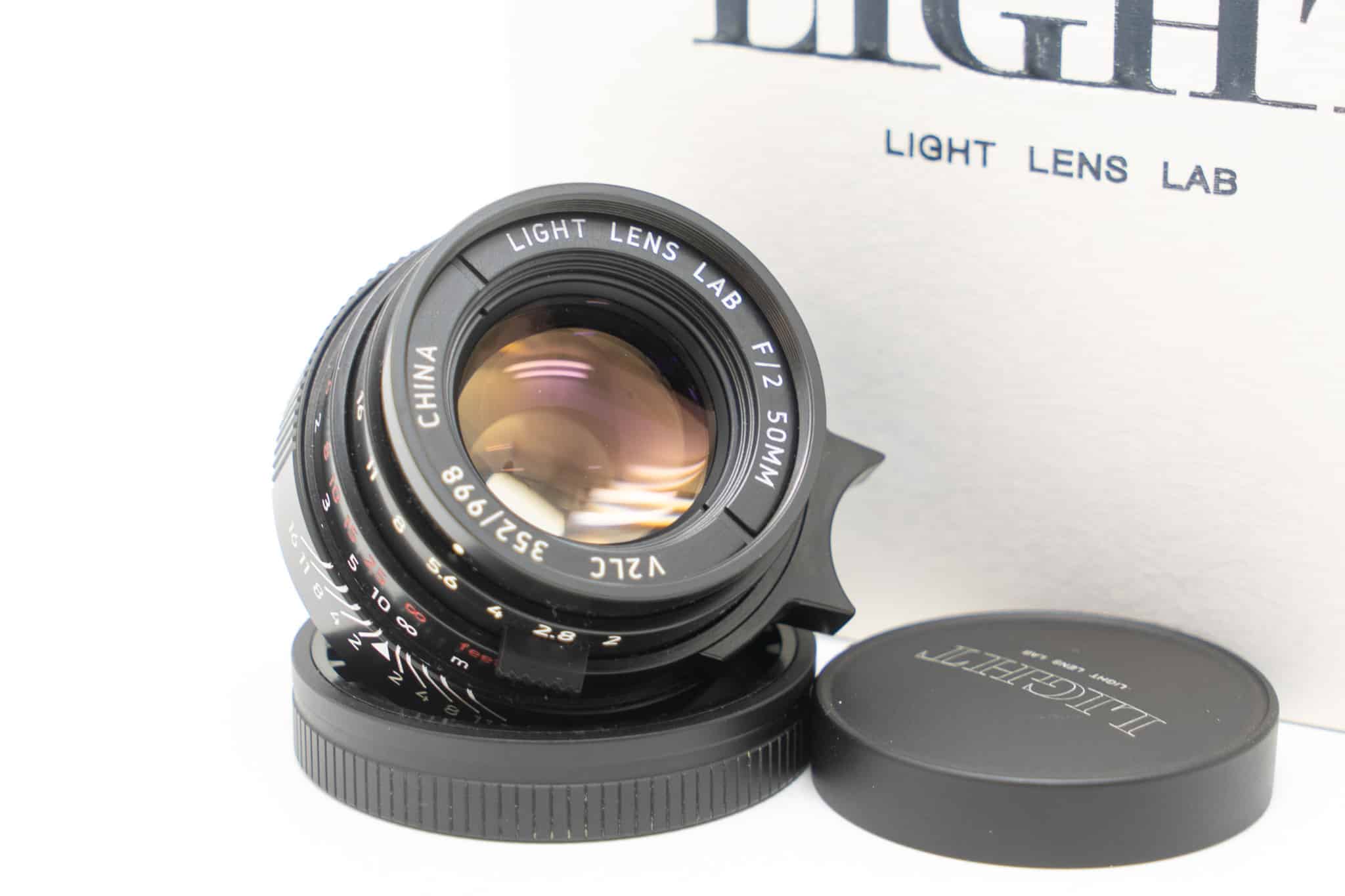LLL Elcan 50/2 Brass Black Chrome M - Japan Camera Hunter