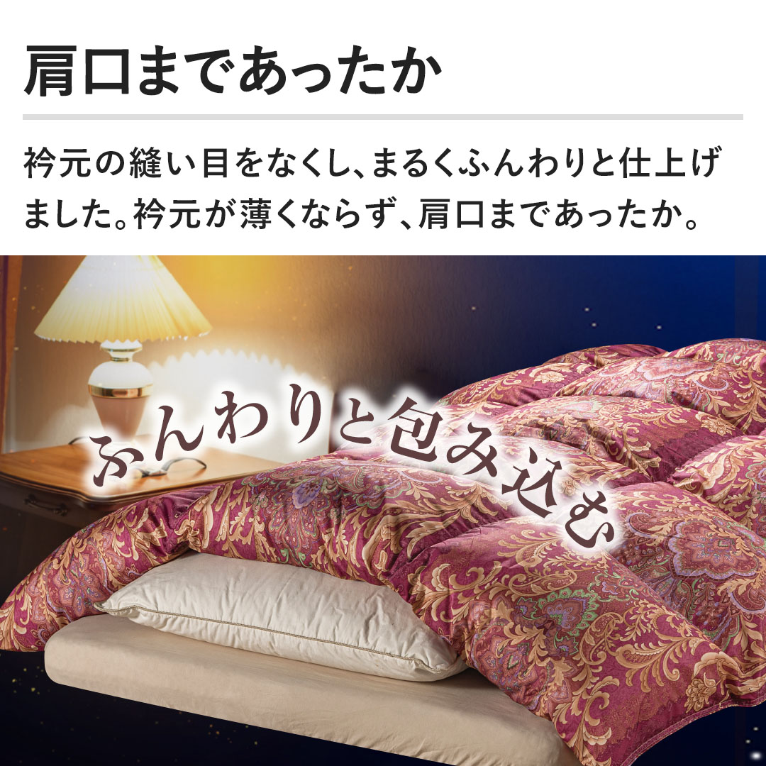 モリリン 布団・快眠グッズ フランス産ダウン85％羽毛布団 ダブル