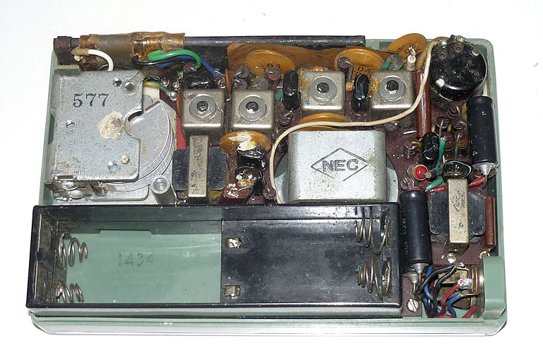 ナショナル 7石ラジオ R-80 コレクション品 ナショナル 7石ラジオ R-80