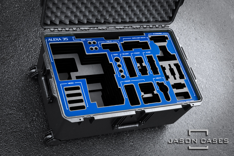 Arri Alexa 35 case with accessories (Arri plates) - Jason Cases