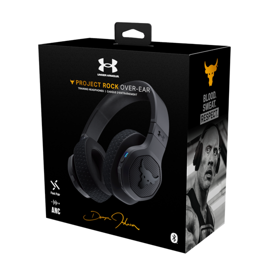 UA Project Rock Over-Ear Training Headphones - Engineered by JBL