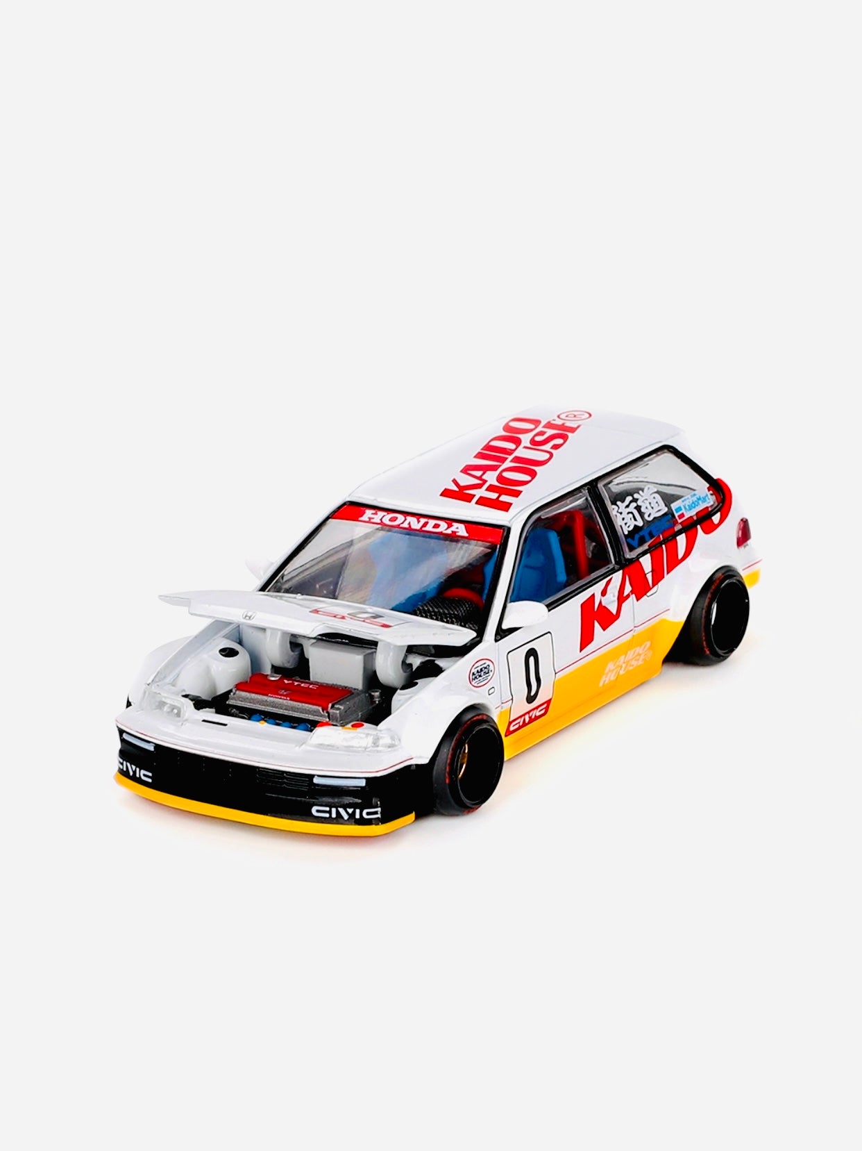 Mini GT x Kaido House Collab Factory Sealed Honda Civic (EF) Kanjo