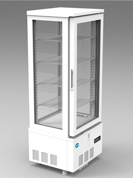 JCMオフィシャルショップ / 4面ガラス冷蔵ショーケース（片面扉