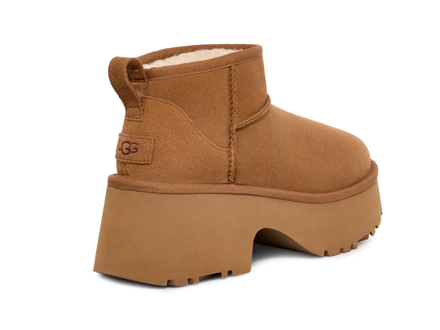 Ugg: Classic Ultra Mini New Heights in Chestnut - J. Cole Shoes