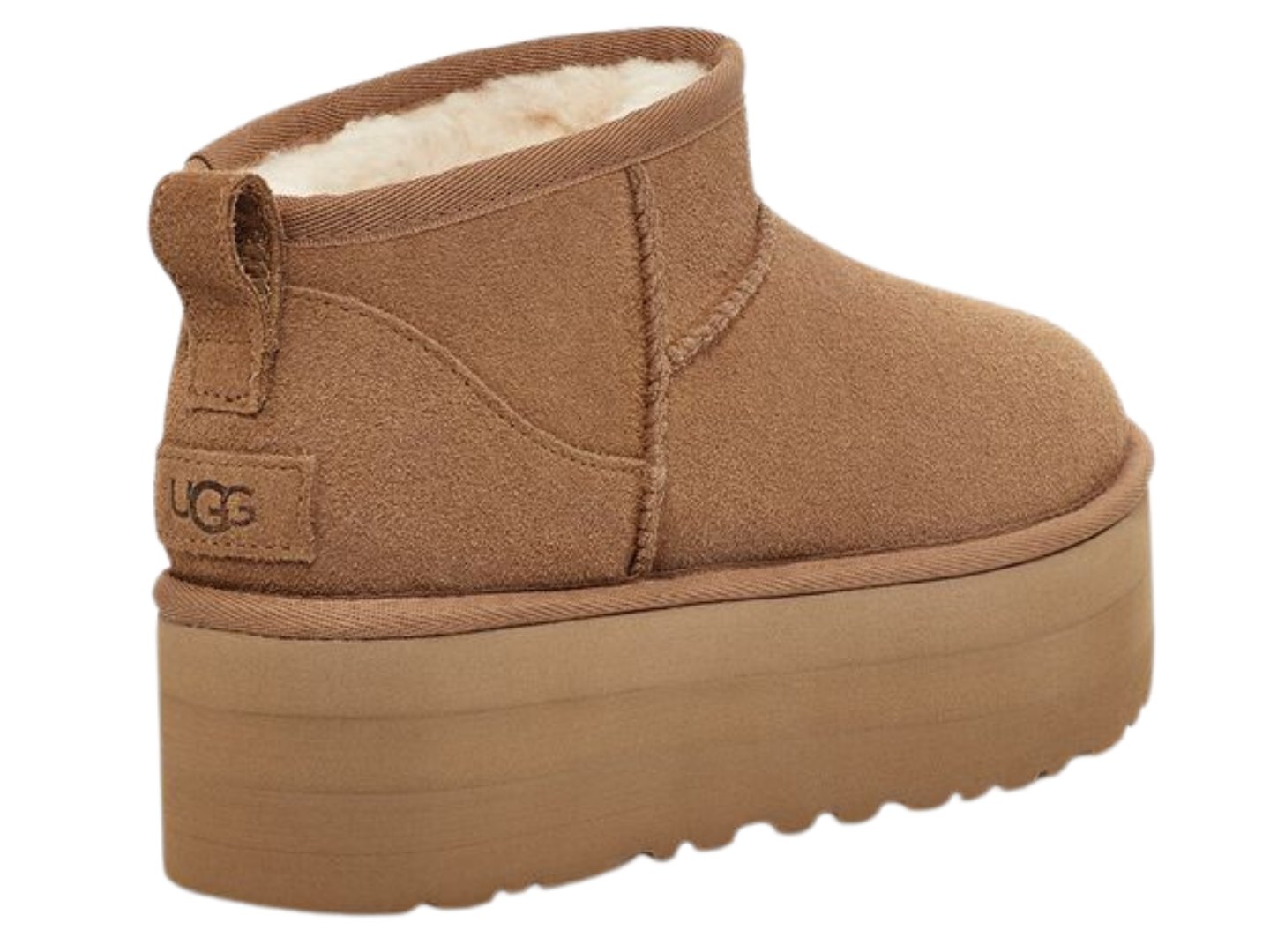 UGG: Ultra Mini Platform in Chestnut - J. Cole Shoes