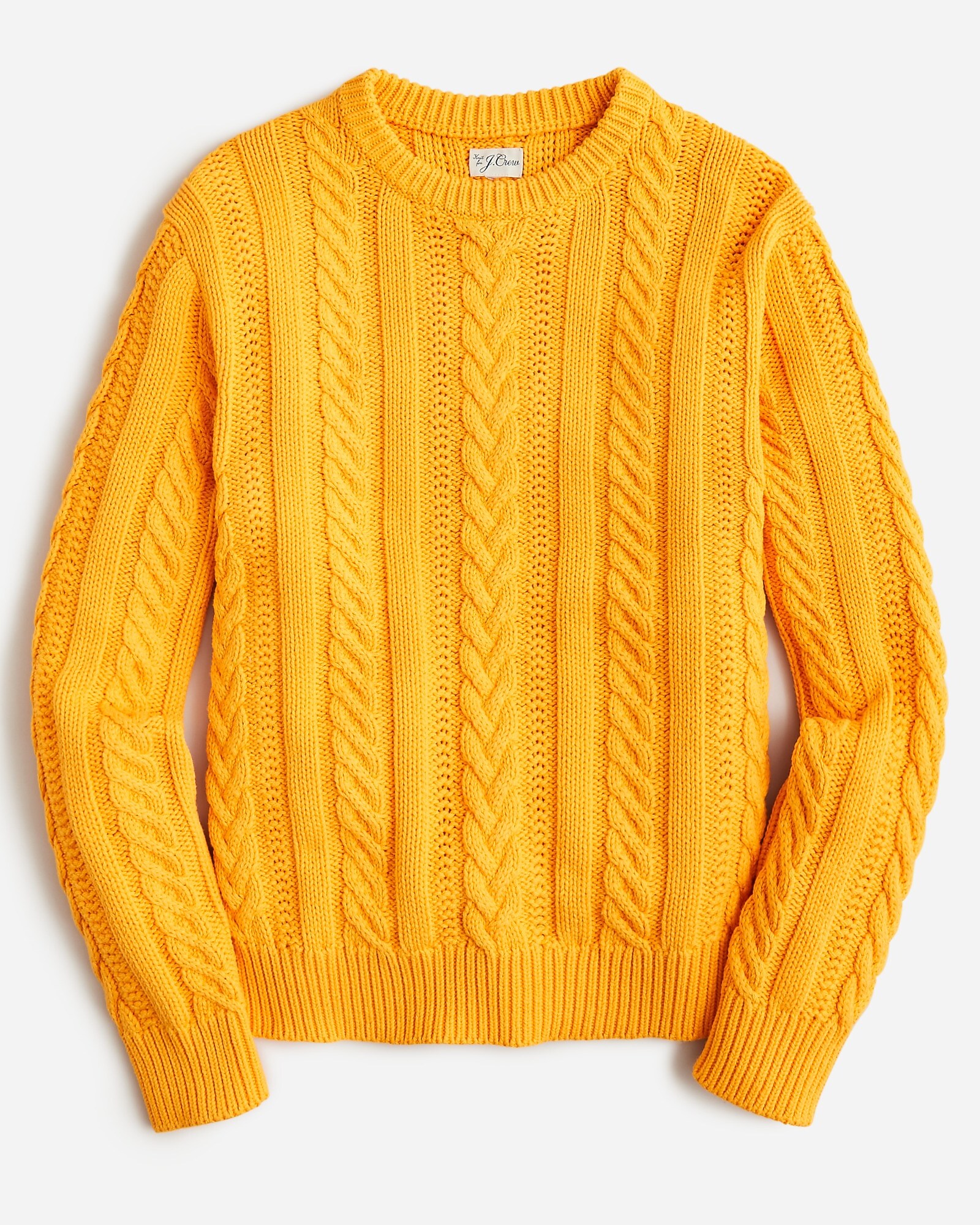 Heritage Cotton Cable-knit Sweater For Men | J.Crew