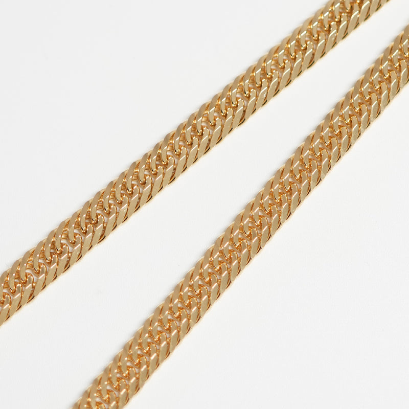 喜平 ネックレス K18 トリプル 8面 45g 45cm 造幣局検定マーク(ホール