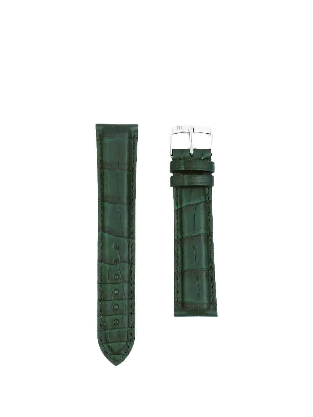 Luxury watch strap - green thuya matte alligator - Maison Jean