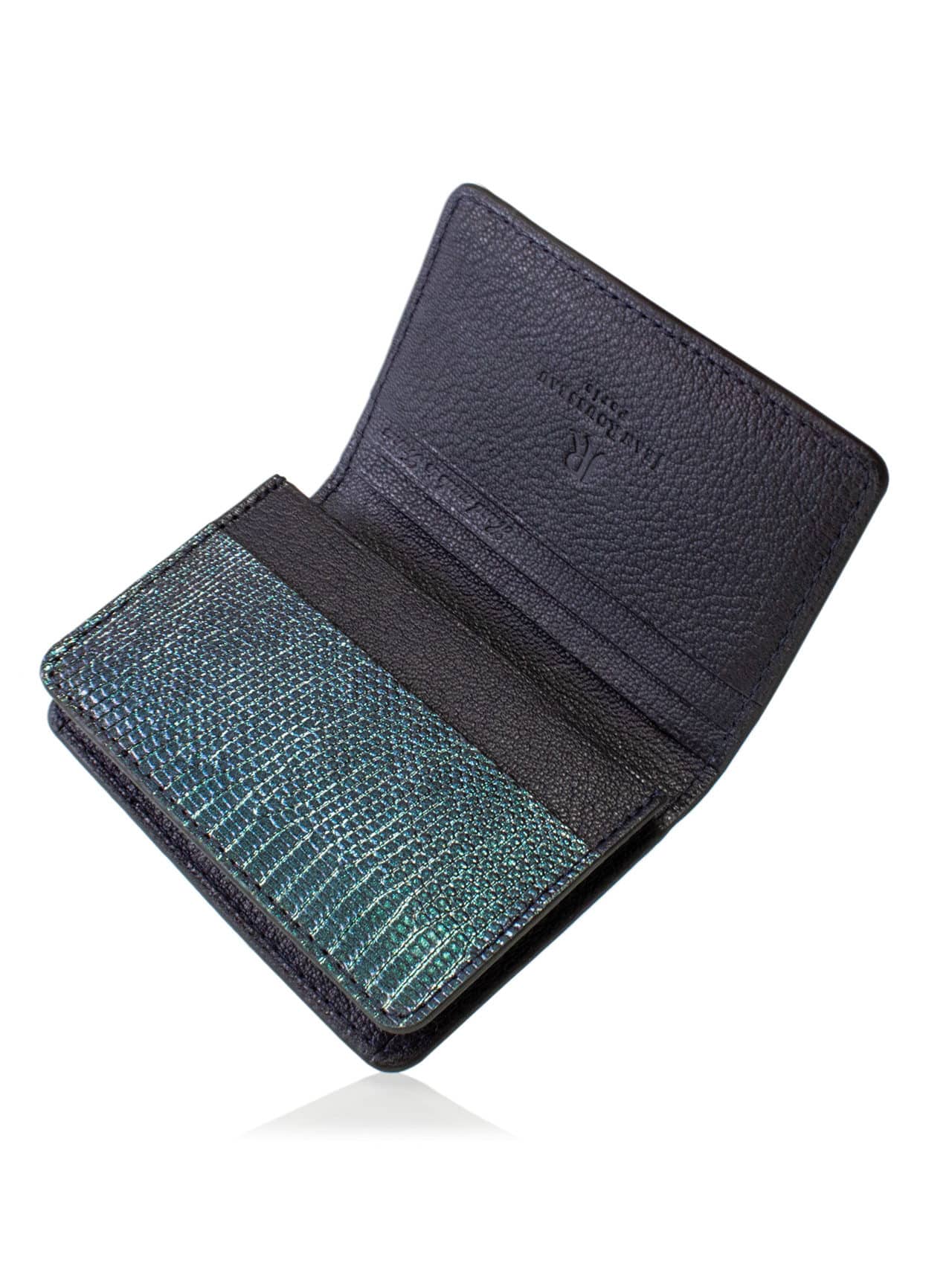 名刺入れ リザード カメレオン - Maison Jean-Rousseau