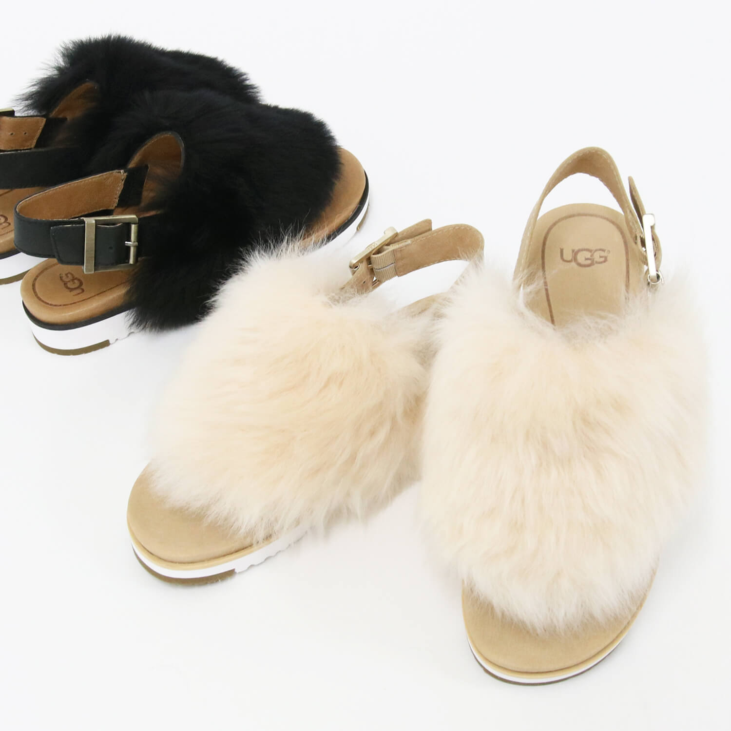 UGGのファーサンダルで、トレンドの足元に。｜JEANS FACTORY（ジーンズ