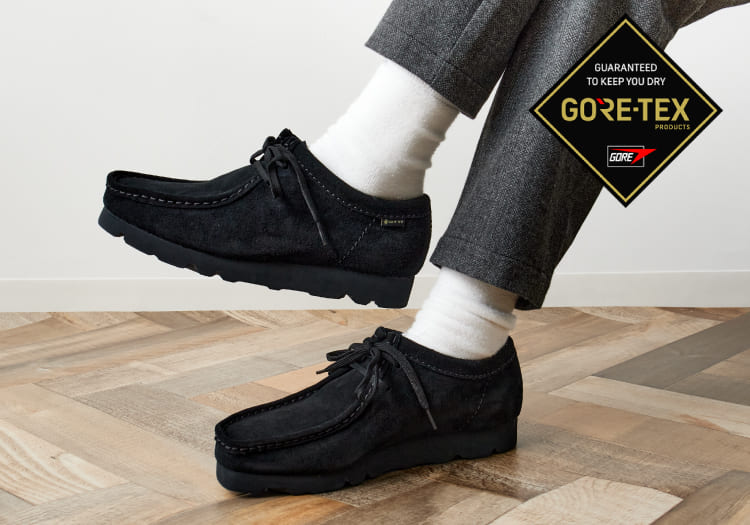 ✨極美品✨クラークス Clarks ワラビー オールレザー【25.5】ブラック