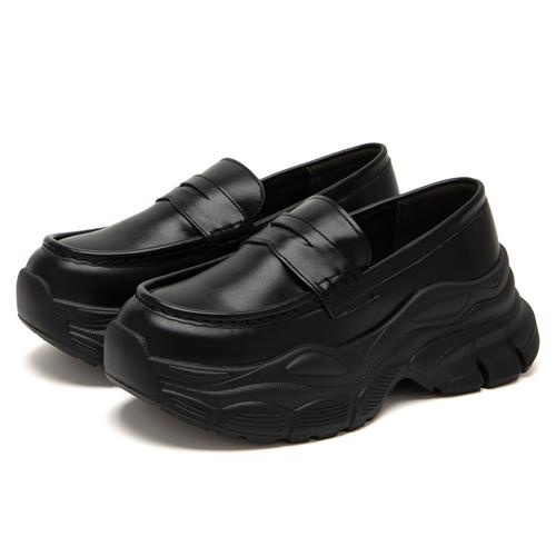 スニーカーソールローファー(S ブラック): スニーカー/ローファー