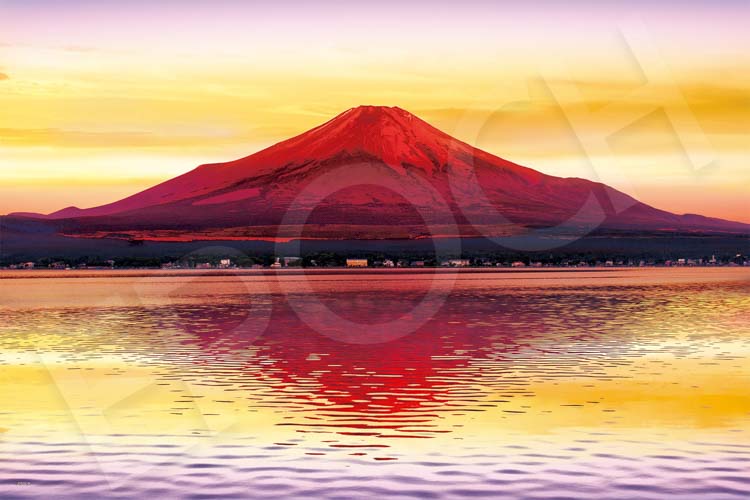 EPO-09-035s 風景 輝きの金雲赤富士 1000ピース ［CP-WH］ ［CP-JS