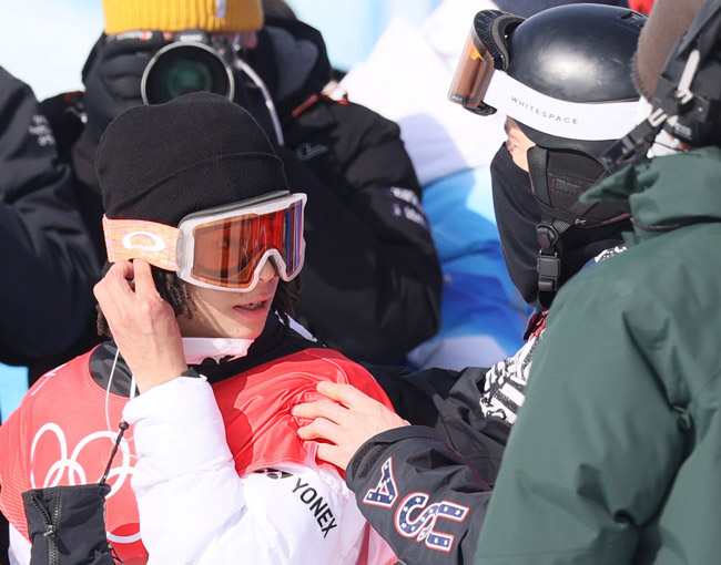 北京五輪のスノーボード…：スノーボード ショーン・ホワイト（米国