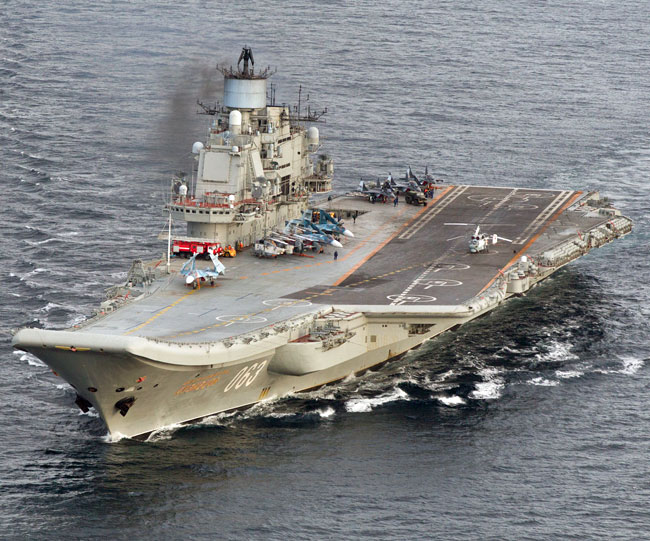 航空母艦アドミラル・クズネツォフ（11435型） ロ…：ロシア海軍