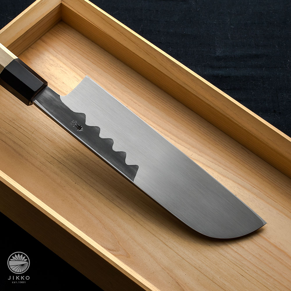 青二】鎌薄刃包丁 | 包丁通販なら明治33年創業の大阪 堺の實光刃物