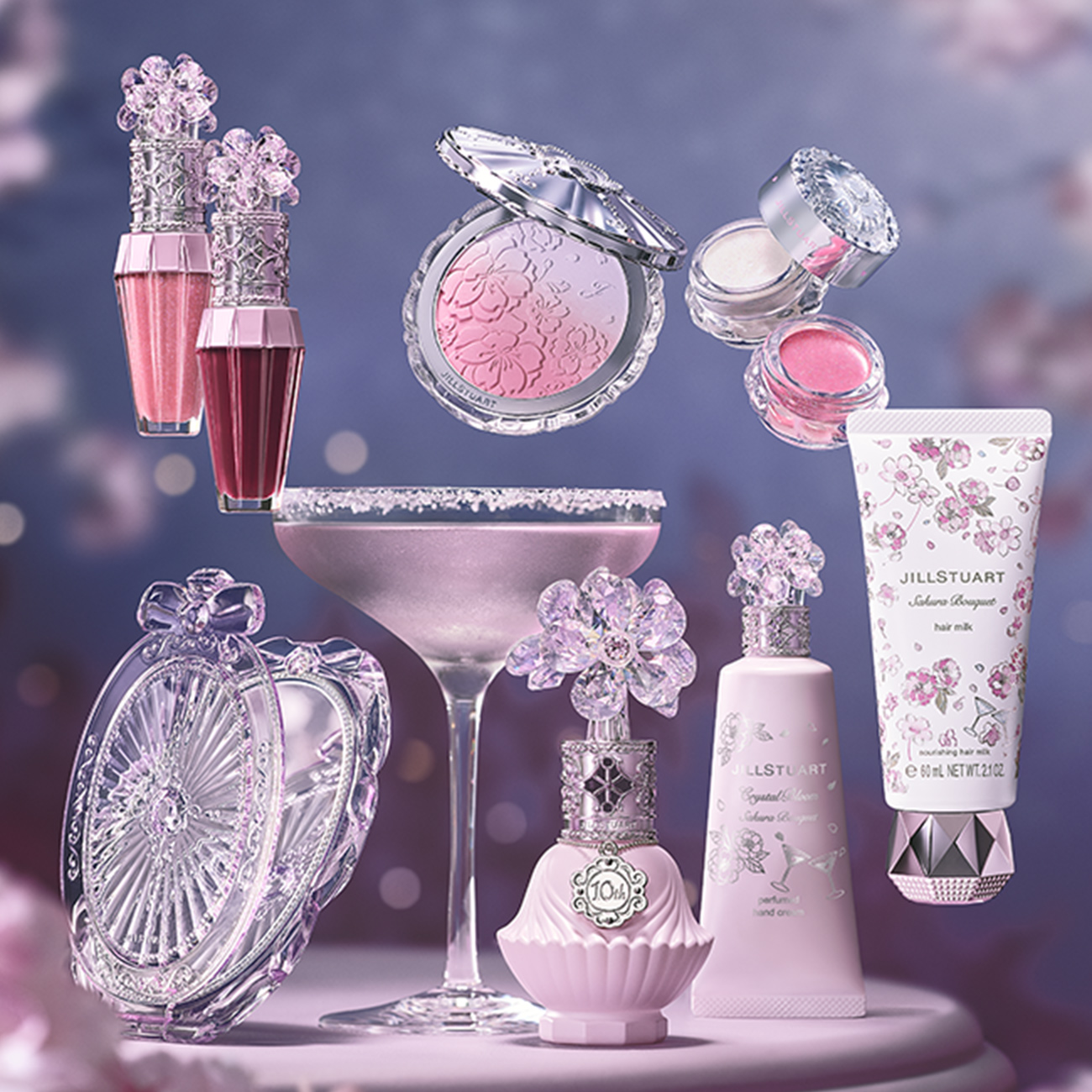 273:コスメ ジルスチュアート6点セット ジルスチュアート コスメ