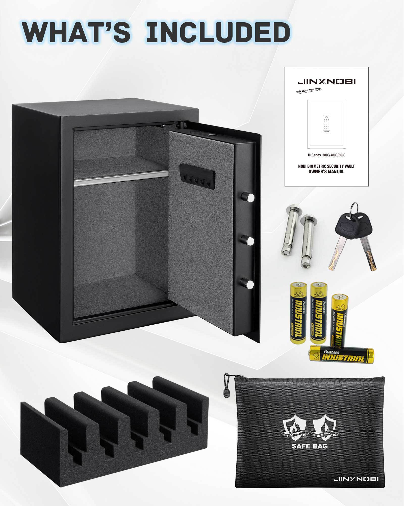 JINXNOBI 56JC 2.63 CF Biometric Safe Box-Products-Ningbo Artemis